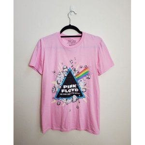 Pink Floyd band tee Size S Dark Side of the Moon rainbow pyramid prism